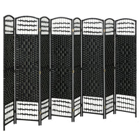 HOMCOM - Séparateur de pièce autoportant 4 panneaux avec étagères pour chambre - gris-Divise instantanément votre espace pour créer intimité et une atmosphère calme et concentrée 
