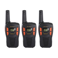 Cobra - ACXT145 Radio bidirectionnelle compacte à 22 canaux - Portée de 16 milles - Paquet de 3-Radio bidirectionnelle compacte et légère avec une portée allant jusqu'à 16 milles