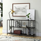 Hudson&Canal - Console Winthrop 52" L - Bronze noirci-Nettoyer avec un chiffon doux et sec, sans produits chimiques agressifs ni produits de nettoyage abrasifs