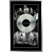 The Tragically Hip Black and White Band Photos with Platinum LP - Impression encadree - 28" x 38"-Qualité supérieure - music memorabilia