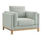 Modway - Roscoe Tissu Fauteuil - Brume-Tissu chenille Mélange