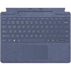 Microsoft - Clavier copilote Surface Pro avec rangement pour stylet - Saphir - Bilingue-Pour Surface Pro, 8, 9 et 10