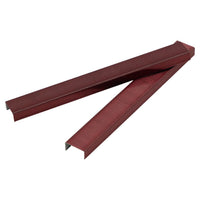 JAM Paper - Agrafes colourées de taille standard - rouge bordeaux bourgogne - 5000/boîte-Couleur : Bordeaux | Les agrafes à ajustement universel sont conditionnées en barrettes complètes.