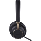 Yealink - Casque Bluetooth sans fil BH76 Plus avec adaptateur USB-C/USB-A - UC-Avec la technologie Yealink Acoustic Shield, les cinq microphones intégrés au BH76 Plus bloquent automatiquement le bruit de fond tout en assurant que la voix du participant soit clairement entendue, ce qui améliore grandement l’efficacité des communications