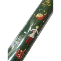 Roobie - Papier d'emballage - 12 jours de Noël-Fête intemporelle : Célébrez la saison avec des œuvres classiques des "12 Jours de Noël" transformées en motifs d'emballage vibrants