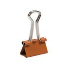 JAM Paper - Pinces à reliure colourées - petites - 19 mm (3/4 po) - orange - paquet de 25-Quantité : 25 clips par paquet | Durables et réutilisables