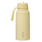 b.box - Gourde isotherme à bec rabattable - 1L - Torsade Citron-Restez hydraté toute la journée – l’isolation triple couche garde les boissons froides jusqu’à 46 heures