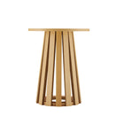 Manhattan Comfort - Ensemble de 2 tables basses et d’appoint Layla modernes - Chêne naturel-Garantie limitée du fabricant de 30 jours