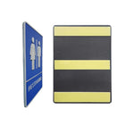 Futech - Panneau de toilettes homme/femme avec braille - Bleu - Paquet de 2-Conception en braille