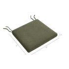 Modway - Jax Tissu Coussin de siège pour chaise à manger in Sauge-Revêtement de tissu texturé