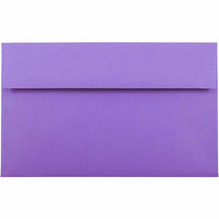 JAM Paper - Enveloppes d'invitation colorées A10 - 6 x 9,5 - violet violet recyclé - Paquet de 50-Ces enveloppes sont parfaites pour envoyer des invitations, des cartes de voeux, des RSVP, des cartes de remerciement, des cadeaux d'anniversaire, des remises de diplômes, des vacances et plus encore