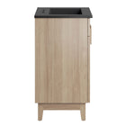 Modway - Miles 24" Vanette de salle de bain - Chêne noir-Capsules de pied non marquées