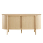 Modway - Cadence 63" courbé Buffet - Chêne-7