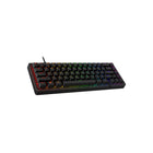 HP - Clavier HyperX Origins 2 65 - Noir-Les claviers Origins 2 utilisent un support à joint torique pour un léger rebond et un son plus profond à chaque frappe, un poids amovible en silicone pour atténuer la réverbération et des stabilisateurs montés sur la plaque pour réduire les vibrations