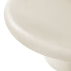 Modway - Argos Intérieur - Terrasse extérieure Rond de béton Table basse - Blanc-8