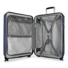 Ricardo Beverly Hills - Melrose Moyen Valise Rigide de 26"  - Bleu-Poignées de transport supérieures et latérales douces au toucher, prise inférieure: Facilite le soulèvement, le chargement et la récupération de la valise sous plusieurs angles