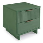 Manhattan Comfort - Granville commode et table de chevet modernes - vert sauge - ensemble de 2-17,72 po L x 37,80 po l x 31,73 po h