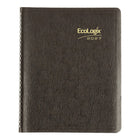 Brownline - 2027 agenda mensuel EcoLogix 14 mois avec reliure à double spirale – 8 7/8 po x 7 1/8 po – couleurs assorties-Un mois par page double avec
un bloc ligné par jour