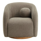 Modway - Holland Pivot Tissu chenille Fauteuil - Taupe-7