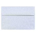  JAM Paper Enveloppes d'invitation parchemin A8 - 5,5 x 8,125 po - Bleu recyclé - paquet de 50-Couleur : bleu, Les enveloppes présentent une finition parchemin marbré pour une touche élégante