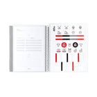 Hilroy - Cahier Hockey Canada à une feuille – 10 ½ po H x 8 ⅝ po l – Blanc-Page de planification (horaire) 