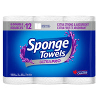 Sponge Towels Ultra Pro - Choisissez votre taille Double - Paquet de 6-Choisissez votre taille