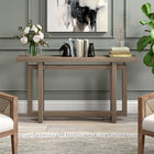 Hudson&Canal - Console Breslow 55" L - Chêne gris vieilli-Caractéristiques assemblage facile