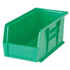 Kleton - Bac à empiler & suspendre - 5-1/2 po l x 5 po h x 10-7/8 po p - Vert-Conçus pour être suspendus à des porte–bacs, à des panneaux, à des rails et à des chariots