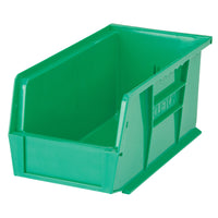 Kleton - Bac à empiler & suspendre - 5-1/2 po l x 5 po h x 10-7/8 po p - Vert-Conçus pour être suspendus à des porte–bacs, à des panneaux, à des rails et à des chariots