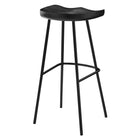 Modway - Concord Dos sans dos Tabourets de bar - Noir - Ensemble de 2-7