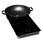 Danby - Plaque de cuisson à induction 12 pouces à 2 brûleurs - Noire-Surface en verre céramique : Élégante, durable et facile à nettoyer