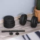 Soozier - Ensemble D’Haltères Réglables 2 x 22 Lb Pour L’Entraînement De Musculation - Noir - Paire-La poignée à relief antidérapant offre une bonne friction, tout en augmentant le confort et la sécurité   