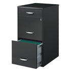 Office Designs – Classeur vertical à profondeur de 18 po - 3 tiroirs - Noir-Suspension à glissière robuste en trois parties, sur roulement à billes, pour des tiroirs qui glissent en douceur