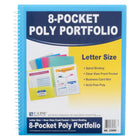 Port poly spirale 8 poch C-Line, var, 6 (CLI33080)-6 portfolios