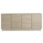 Modway - Render 70 po Faux travertin Meuble de télévision pour meuble de buffet, Travertin-7