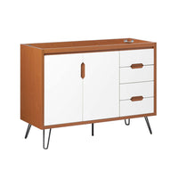 Modway - Energize 48" Armoire de lavabo compatible avec un seul lavabo (non inclus) - Blanc cerise-Vanité de salle de bain moderne du milieu du siècle