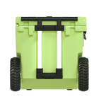 RovR - RollR 45 Glacière rigide à roulettes pintes avec poignée télescopique - Matcha-La poignée télescopique Dual MotoGrip mise à jour facilite le remorquage, augmente l’effet de levier et sa conception décalée protège vos talons des chocs