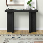 Hudson&Canal - Console Dimitra 42" L - Grain noir-Nettoyer avec un chiffon doux et sec, sans produits chimiques agressifs ni produits de nettoyage abrasifs