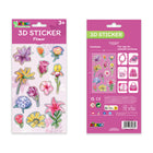 Avenir - Nature Creations Fleur 3d autocollants-Une variété d'espèces de fleurs