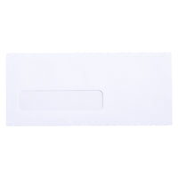 Staples - Enveloppe à fenêtre - Certifié FSC - No. 9 - 3-7/8" x 8-7/8" - vélin blanc 24 lb - Paquet de 500-Enveloppes no 9 avec fênetre