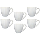 Casa Domani - Tasse Crème Solaire 420ml - Lot de 6-Fabriqué en grès