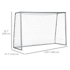 Soozier – But de soccer – 10 pi x 6,5 pi-Peut être facilement démonté en petites sections pour un transport et un rangement sans effort 
