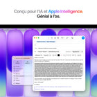 Apple - Portatif MacBook Neo 13 po avec Touch ID - A18 Pro - SSD 512 Go - Mémoire 8 Go - Argent - Français-Macos fait tourner les apps - Sous macOS, toutes vos apps s’exécutent en un flash – y compris des apps intégrées comme FaceTime et Messages