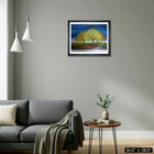 Frameworth - Melissa Graves Brown Dreaming Trio - impression d'art encadree - 34 po l x 28 po H-Encadre de facon professionnelle dans un cadre en bois avec une finition classique