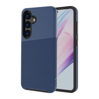 AXS - PROTech Plus étui mince anti-choc avec double couches pour Samsung Galaxy S25 - Bleu Astral-Résistant aux chutes jusqu’a 10 pieds