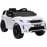 Qaba - Voiture RC électrique pour enfants sous licence Land Rover 12V - blanc-Land Rover Discovery Sport 12V sous licence pour un jeu réaliste 