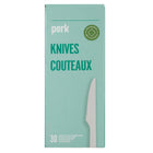 Perk - Couverts réutilisables - Couteau - Paquet de 30-Conçu pour une utilisation répétée 