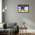 Josh Morrissey Winnipeg Jets - Toile encadree - 31" x 22"-Prêt à accrocher - livré entièrement assemblé