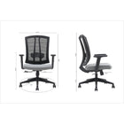Brassex - Milos Chaise de bureau - grise/noire-Mécanisme d’inclinaison avec verrouillage
