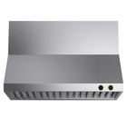 KUCHT KRH480-GL-C 48 po Hotte murale - avec commandes numériques - 1200 CFM - Acier inoxydable/Or-Deux commandes tactiles numériques à cadran rond assorties aux boutons ronds de toute cuisinière et parfaitement compatibles avec notre thermostat numérique exclusif Horus à cadran présenté sur la série KX